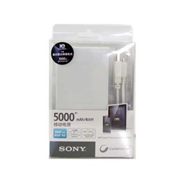SONY索尼移动电源 5000毫安 CP-F5L超薄聚合
