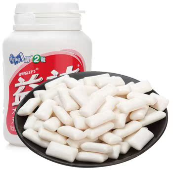 益达木糖醇无糖口香糖清爽草莓味40粒瓶装56