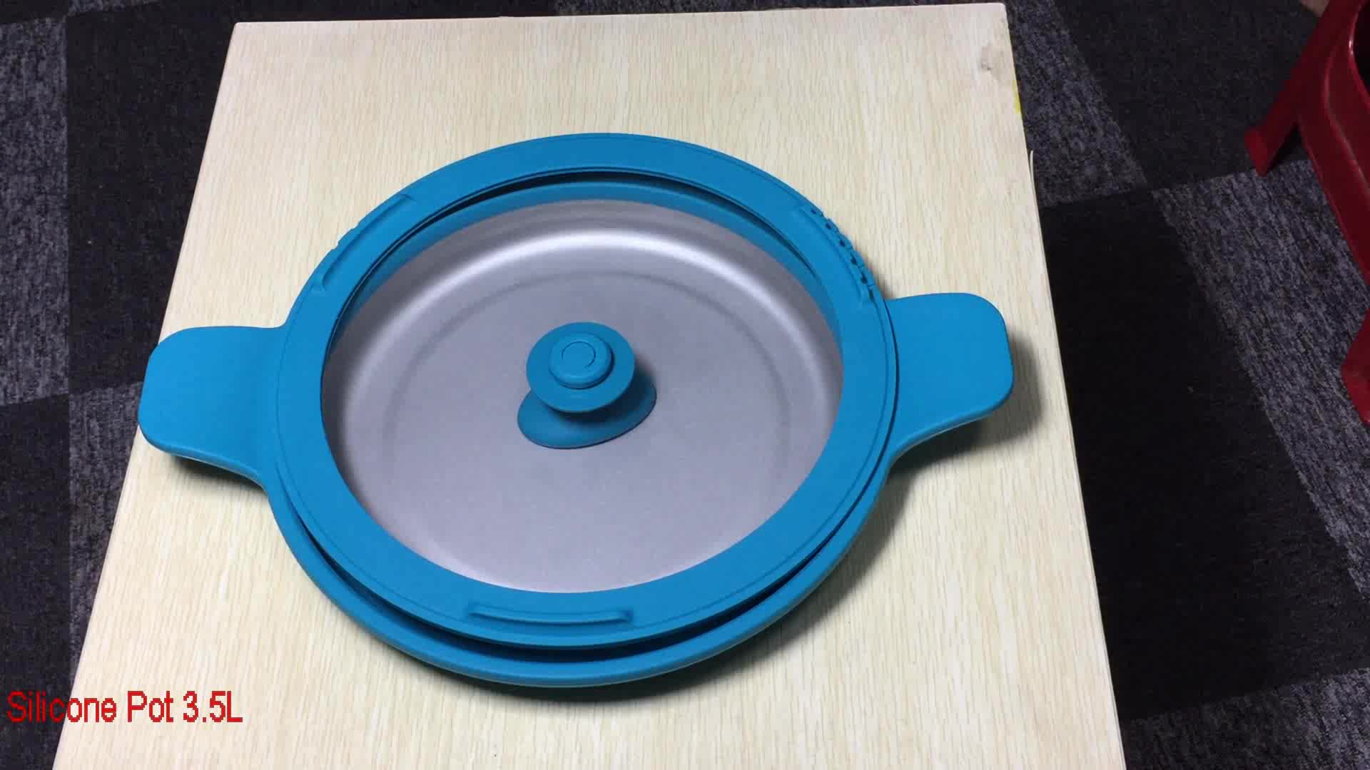 2017 New Design Silicone Foldable Cooking Pot Buy Silicone Cooking