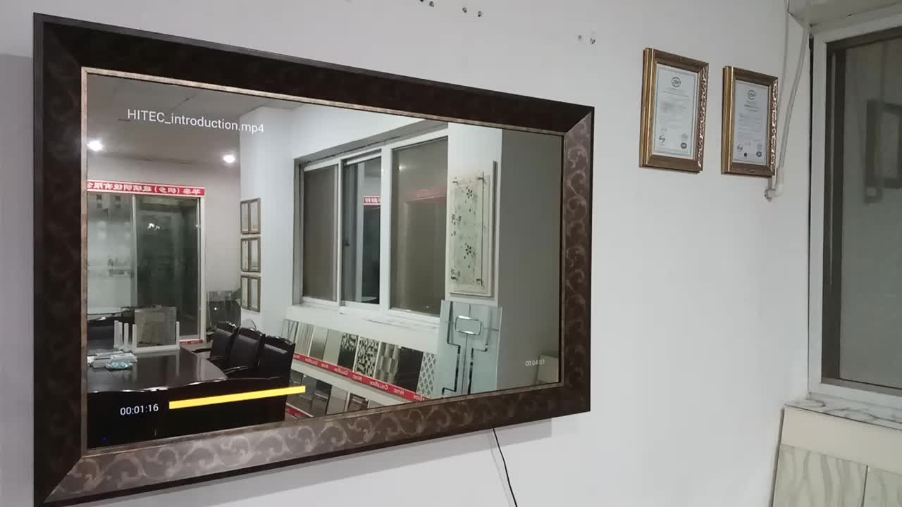 Decorative Luxury Functional 2 Way Semi Reflective Mirror Glass