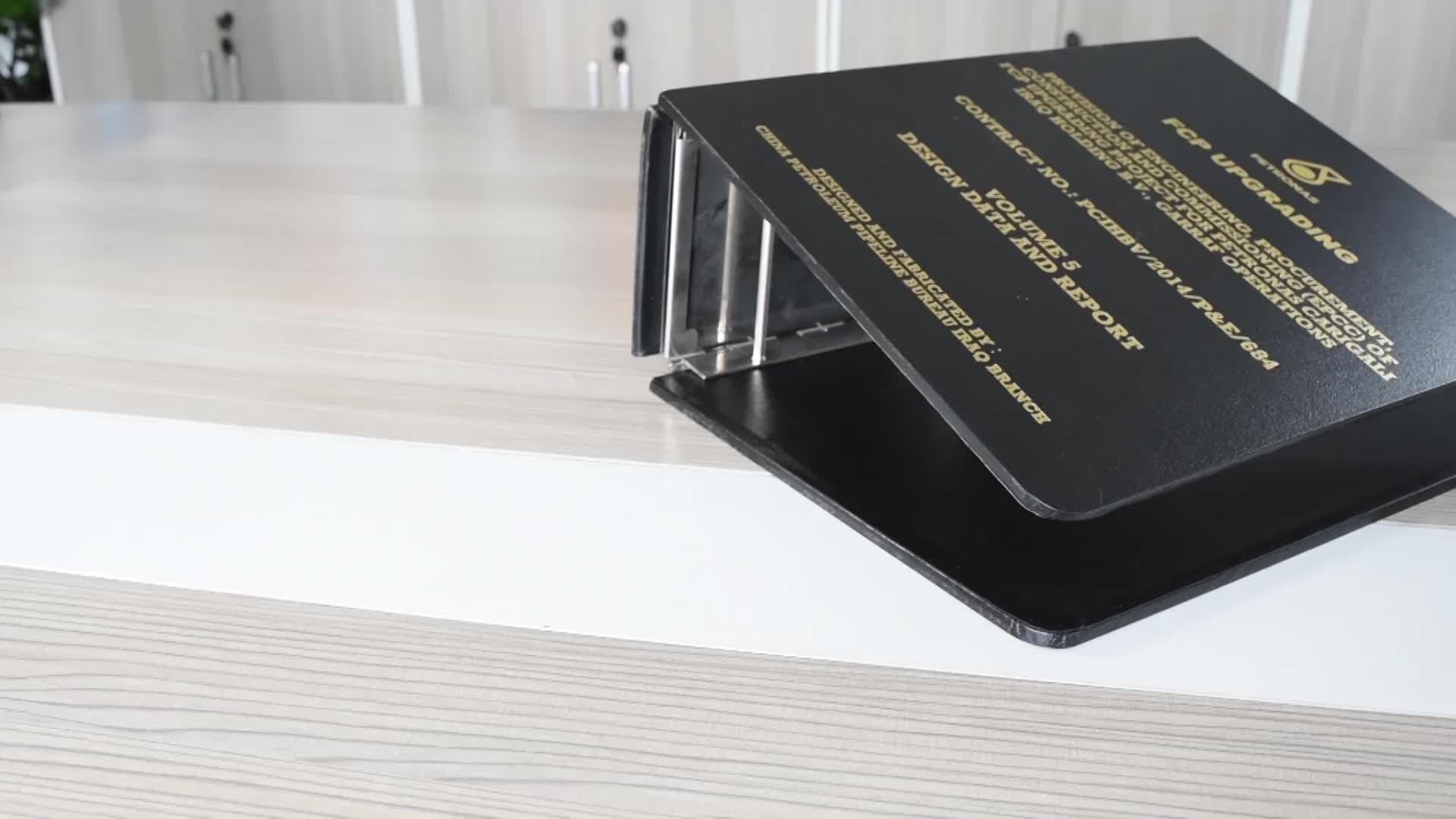 Custom Petronas Malaysia A3 File Binder/3 Pin Binder Folder/3 Post