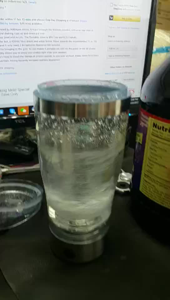 Electric Shaker Bottle Vortex Mixer Bottle,Protein Shaker Cup,16 Ounce