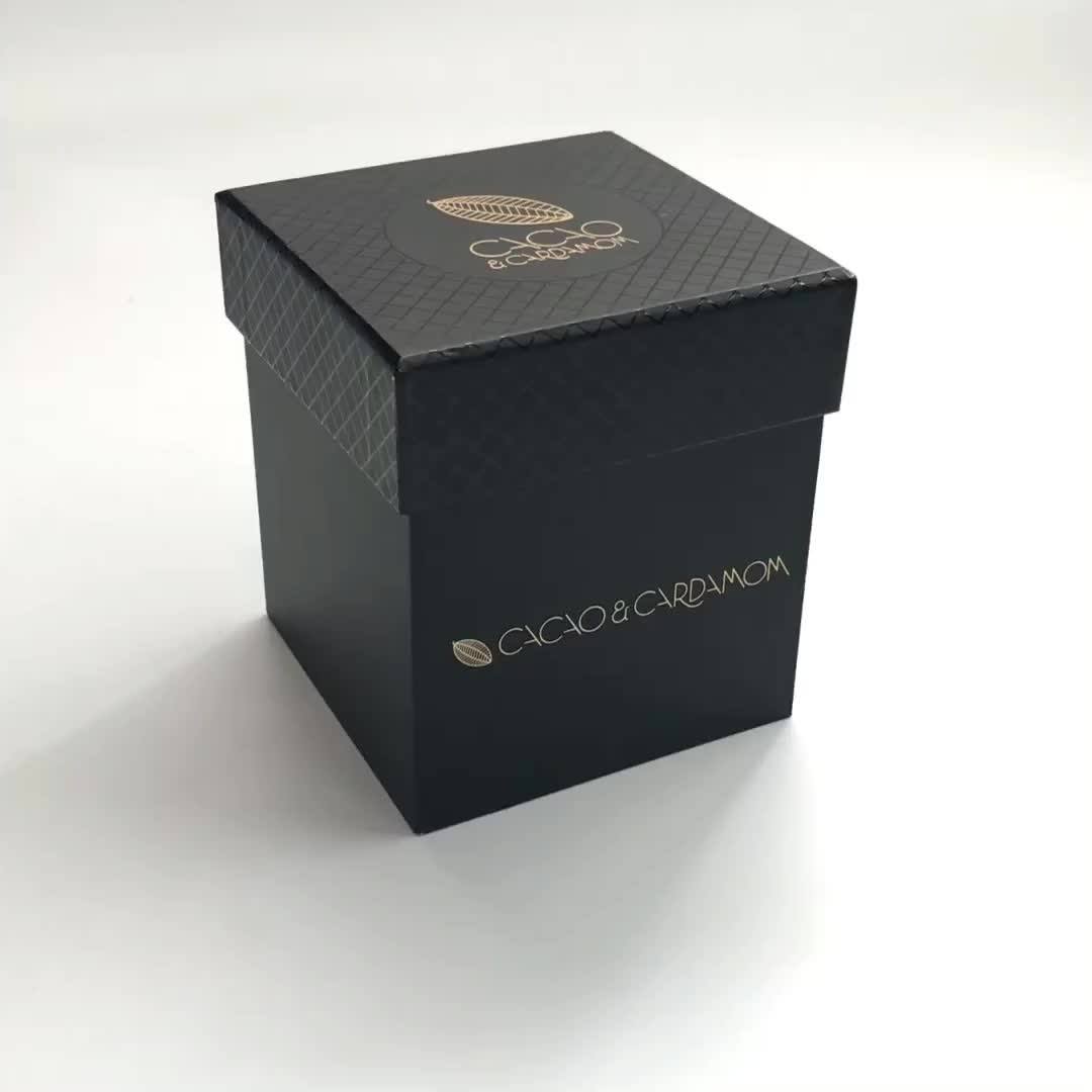 8 cavity empty luxury custom paper chocolate gift box packaging