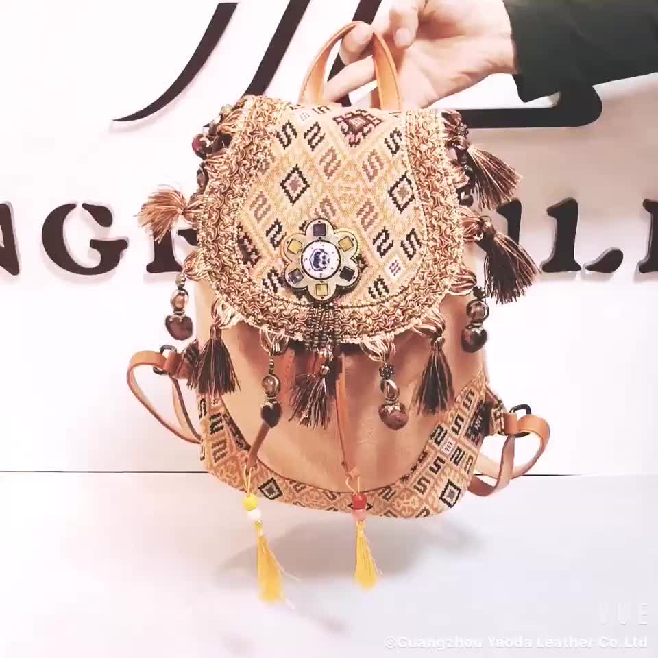Wholesale Hippie Gypsy Boho Bags Travelling Women Backpack Bag Women
