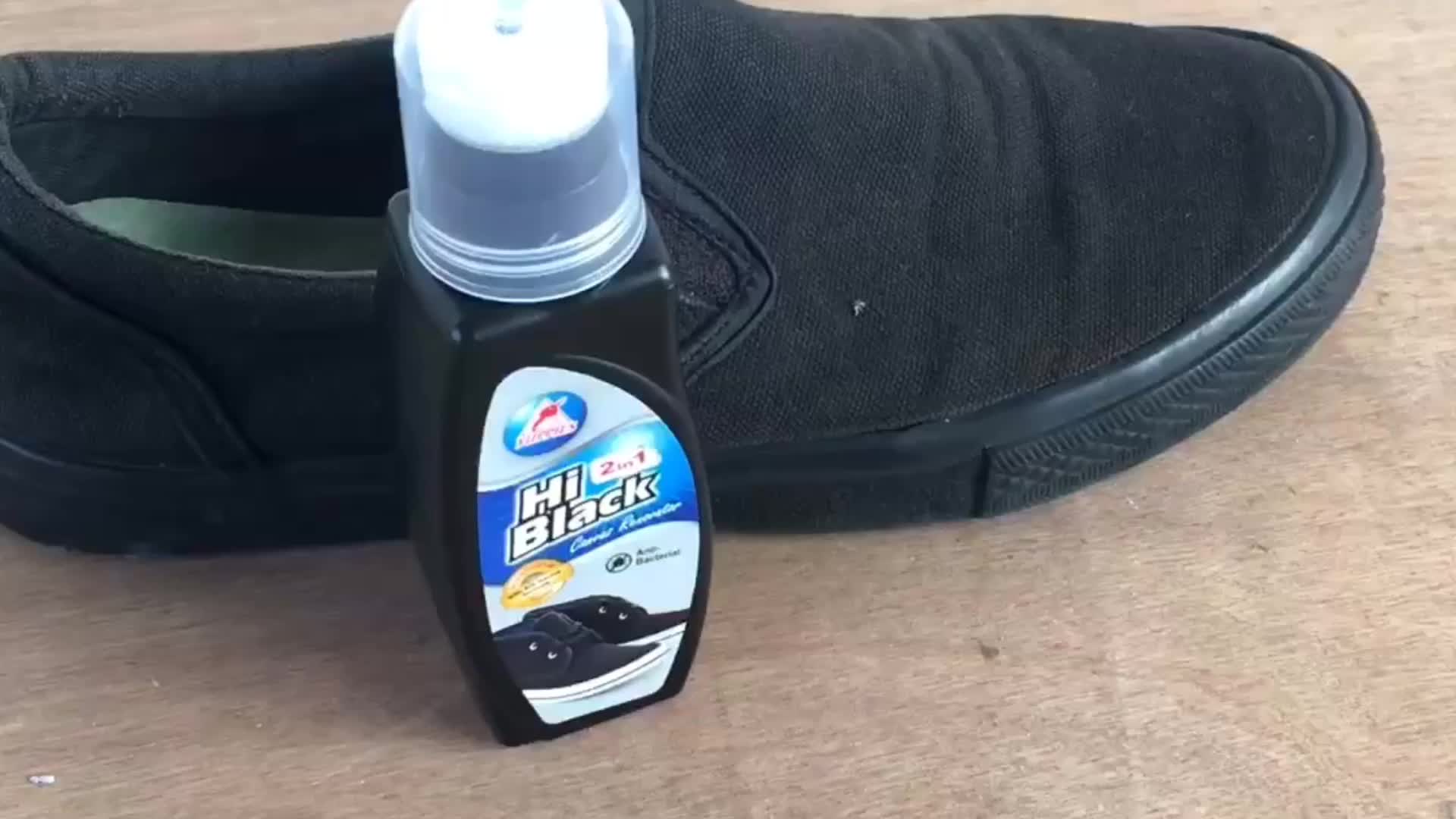 black colour canvas shoes