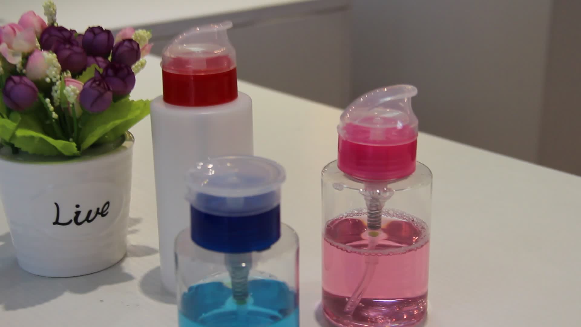 Nail Polish Remover Pump Plastic Dispenser Bottle Buy Nail Polish