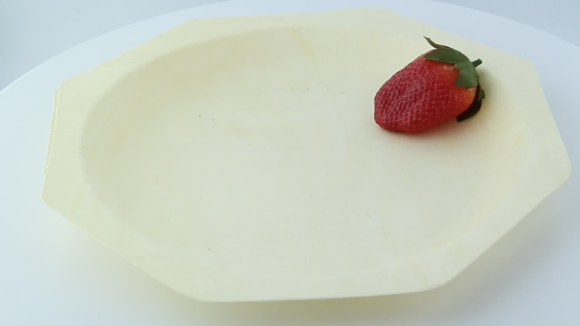 Disposable Square Salad Dessert Fruit Serving Wooden Plate Buy