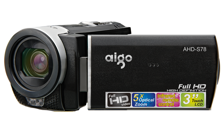Aigo\/爱国者 AHD-s78数码摄像机 5倍全高清 遥