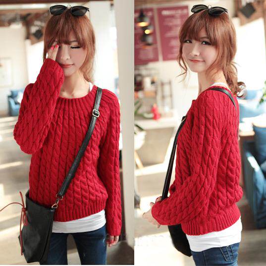 朵以2014春装新款<em>毛衣外套</em>韩版女装宽松大码