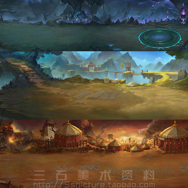 原画素材《实用场景资料 横版游戏背景》推荐