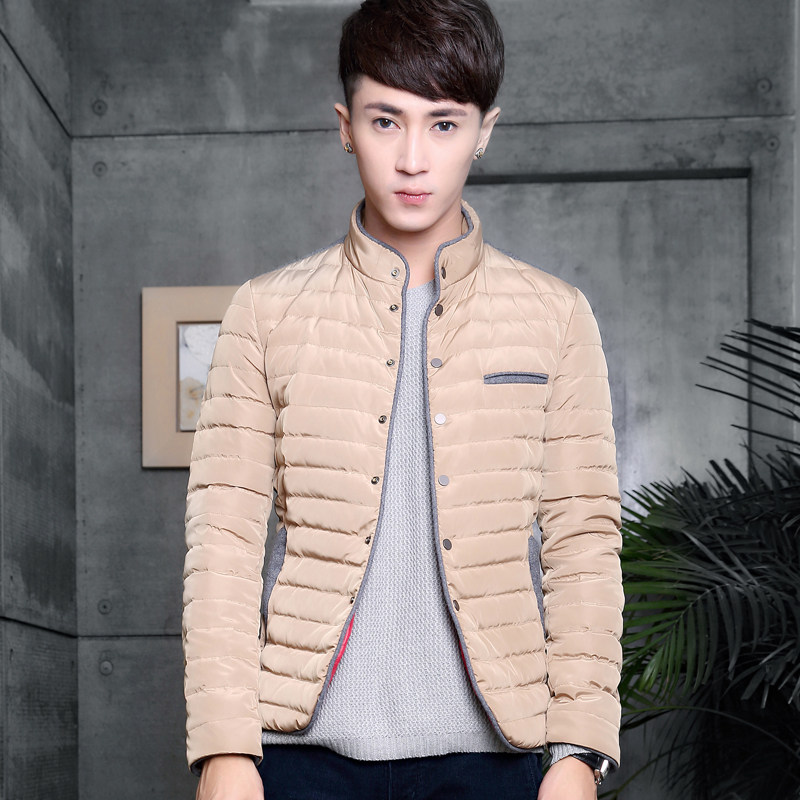 <em>男士轻薄</em>款<em>羽绒服</em>韩版<em>修身外套保暖</em>服冬装潮流