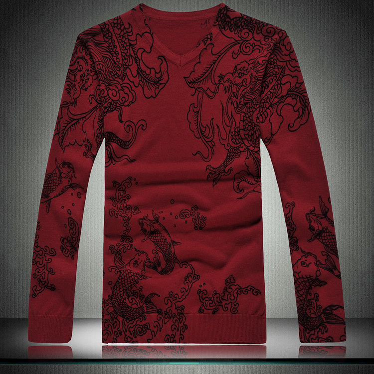 男冬装羊绒毛衫韩版<em>修身</em>V领线衫<em>男士</em>休闲<em>毛衣</em>