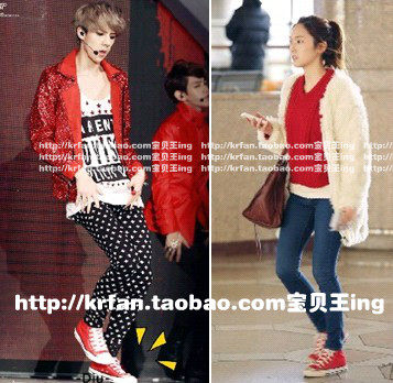 EXO<em>吴世勋 少女时代</em>Jessica郑秀妍 李钟硕同款