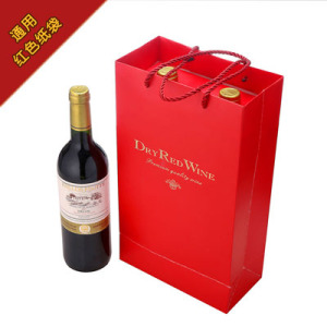 通用红酒手提纸袋 葡萄酒包装 礼盒 红酒纸袋 礼