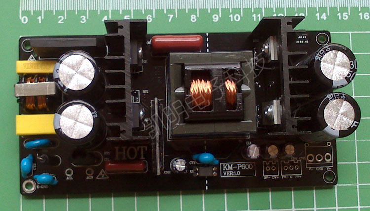 LLC谐振软开关电源 功放电源 600W +-55V 电