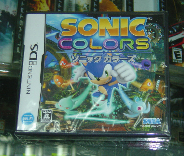 现货『上海游戏机地』NDS 索尼克:色彩(日版)