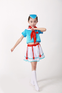 儿童演出服装 红领巾时刻准备着舞蹈服儿童演
