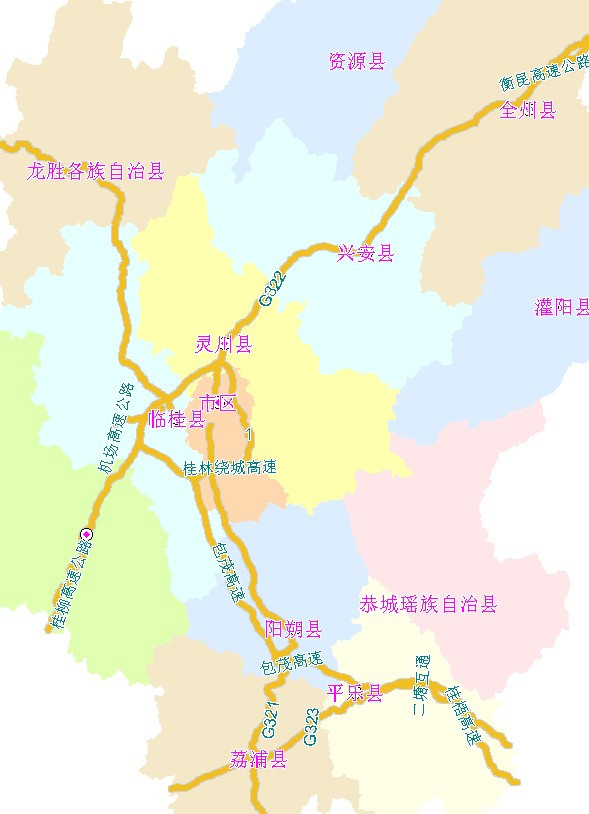 2010年1月广西桂林1:2000电子地图数据|一淘
