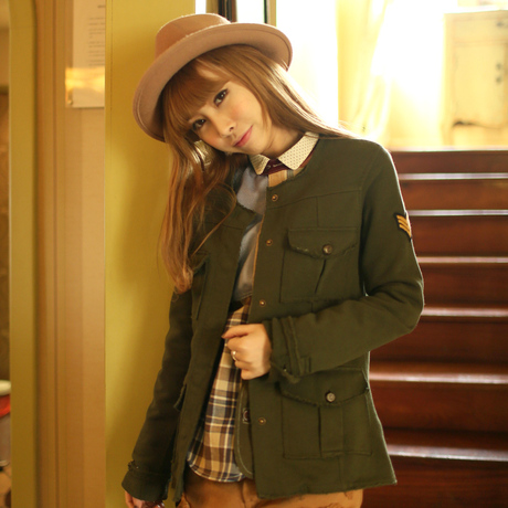 lcn】M1450 mimius春装新款外套<em>女短款上衣</em>短