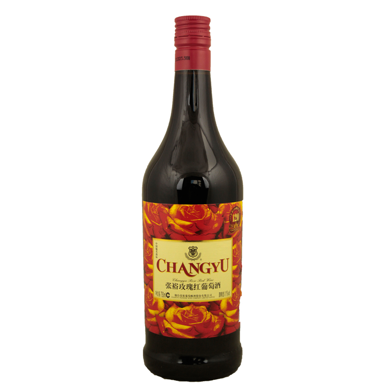 【天猫超市】张裕玫瑰红葡萄酒750ml 甜型红酒