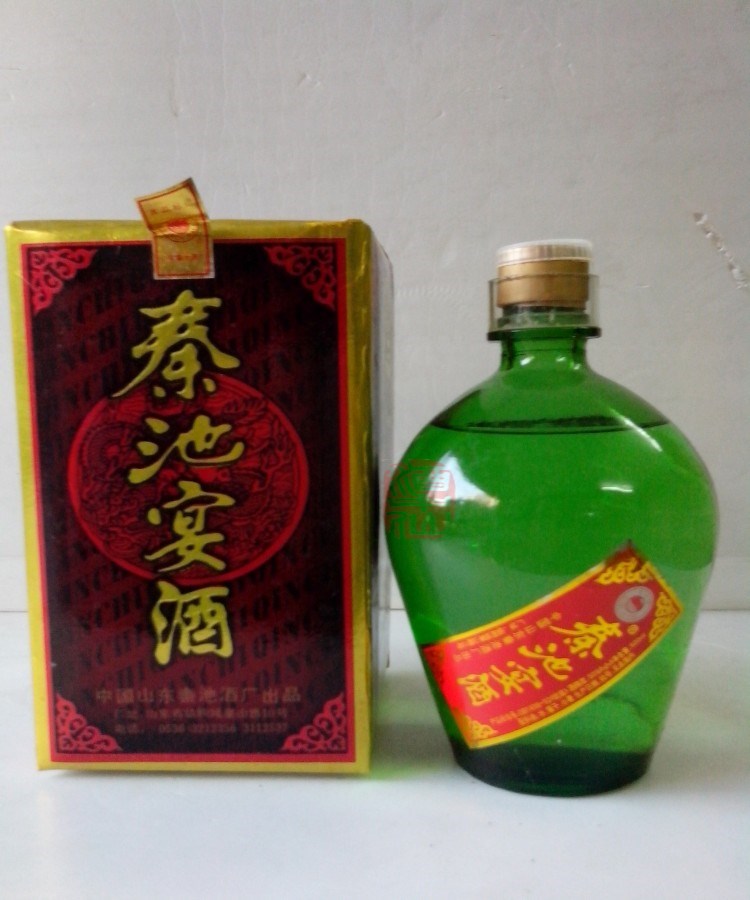 珍藏 陈年老酒 98年秦池宴酒 浓香型500ml 50度 山东名酒老酒版
