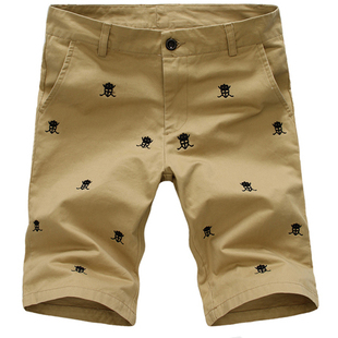 萨萨公子2014夏装 <em>男短裤</em> 潮流小蜜蜂刺绣韩版