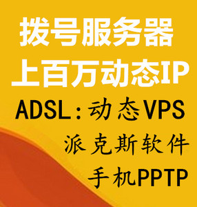 ADSL动态ip拨号vps 混合地址派克斯手机PPT