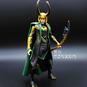 复仇者联盟2雷神索尔电影锤 洛基Loki手办 可动