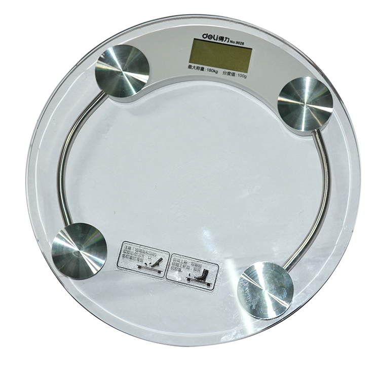 得力9028电子秤 大屏幕显示高精度称重传感器