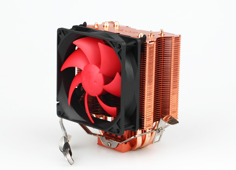 超频三红海10增强版cpu散热器静音3纯铜热管