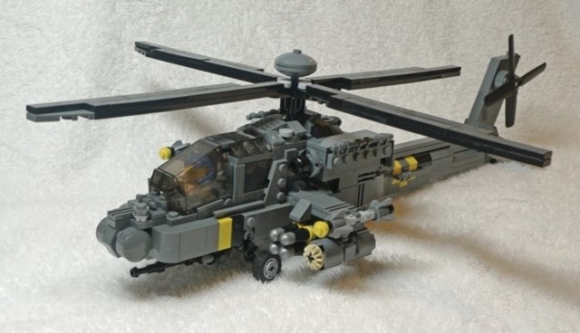 lego乐高创意搭建图纸 乐高Moc搭建图纸 军事系列AH-64武装直升机|一淘网优惠购|购就省钱