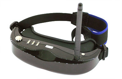 FPV专用视频眼镜(集成2.4G和5.8G 8通道接收