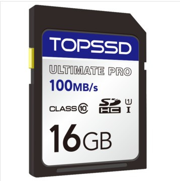 TOPSSD天硕SD卡 16G 666X高速SD卡 读写1