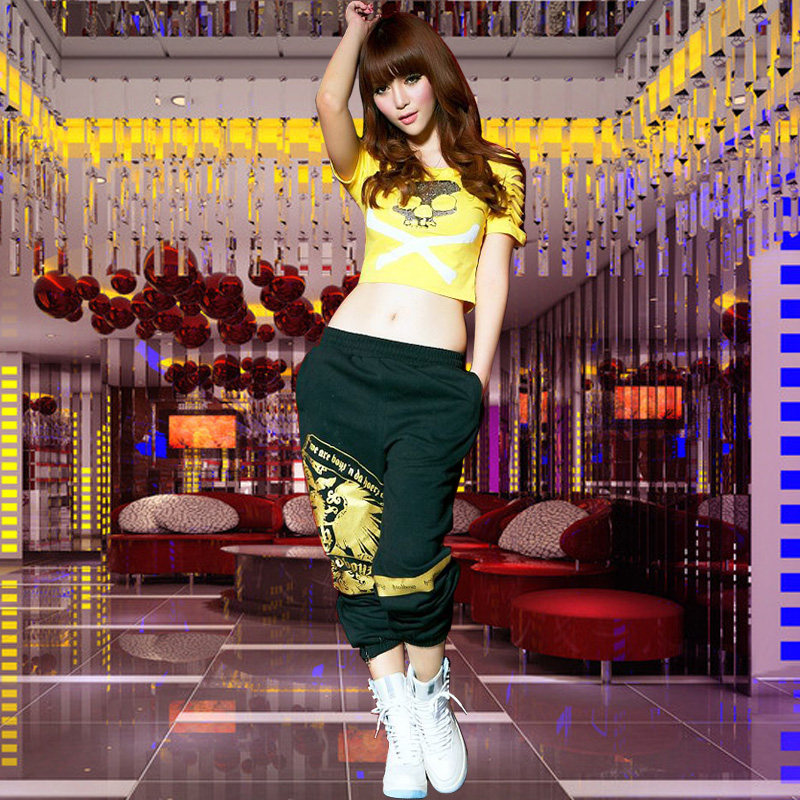 新款<em>爵士舞服装女演出</em>服套装舞蹈服装哈嘻街舞