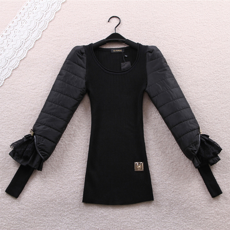 【静怡宝贝8】欧洲站品质<em>女装</em>加厚棉衣袖子打