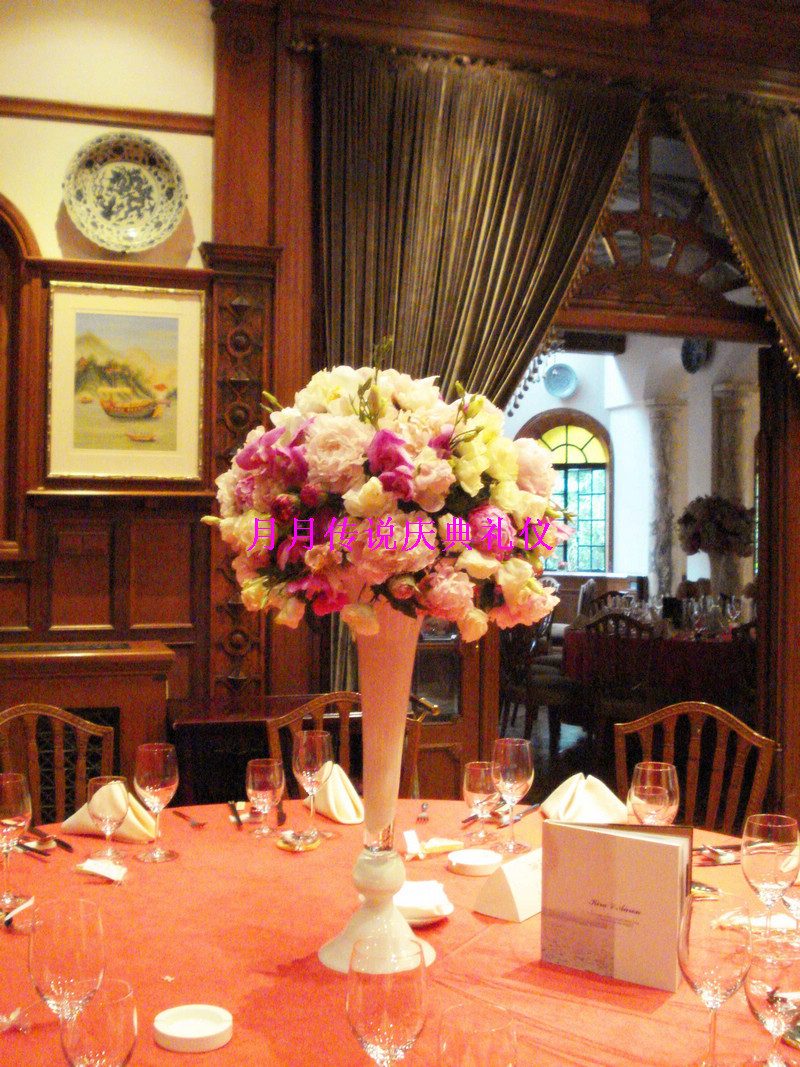 上海庆典,会议,婚礼鲜花布置\/韩式豪华浪漫主桌