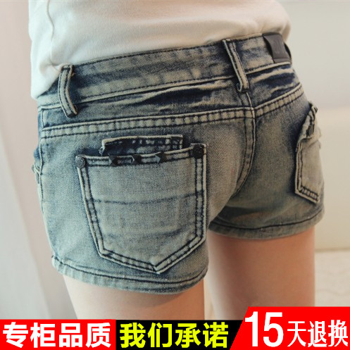 2014夏季新款牛仔<em>短裤女</em>韩版潮修身超显瘦大