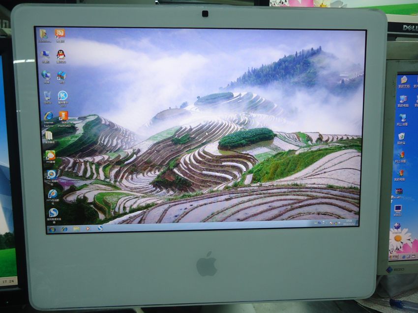 20寸iMAC 双核苹果一体机 双系统 装XP或者W
