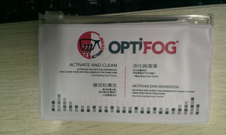 依视路 防雾眼镜布 防雾镜片专用 活化清洁 激发