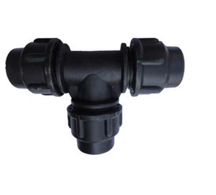 PPR\/PE管快接三通 PE快速接头 PE管件 PE快