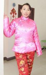 士精品,唐装\/民族\/舞台服装,传统连袖大襟棉袄手