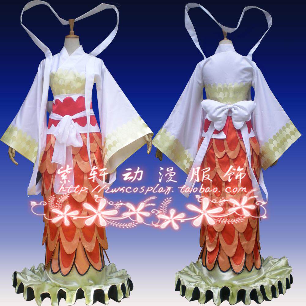 cos服 海贼王  乙姬王妃  cosplay服装 舞台装 美
