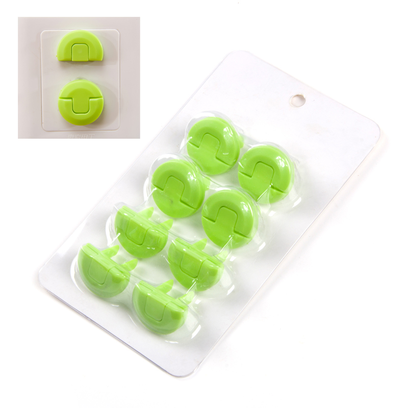 防触电插座防护套8个装 插座盖儿童防触电安全