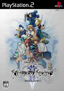 乐众PS2游戏碟游戏光盘彩盘 王国之心2 日版 