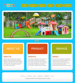 玩具公司英文网站建设套餐 外贸企业网站程序
