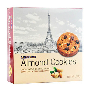  马来西亚食品 进口超市卖29元一盒曼仕比杏仁曲奇饼干 进口零食