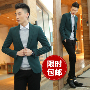  春款男装小西服春秋外套韩版西服修身休闲西装男士小西装潮