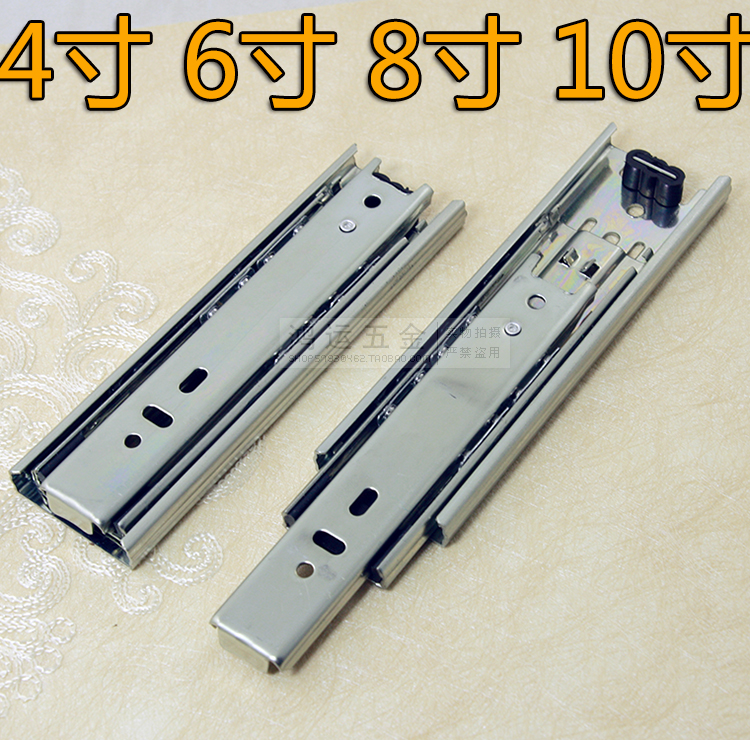 超短4寸6寸8寸抽屉轨道鞋柜静音导轨钢珠滑轨10CM15CM20厘米滑道|msdalam kategori bahan binaan asas, Home Hardware, Furniture Hardware, panduan - dari Buy2taobao.com untuk memberikan perkhidmatan ejen Taobao profesional membeli