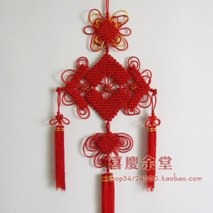  特色手工艺品中国结 大号 挂件家居装饰 乔迁新居礼品 3#前程似锦
