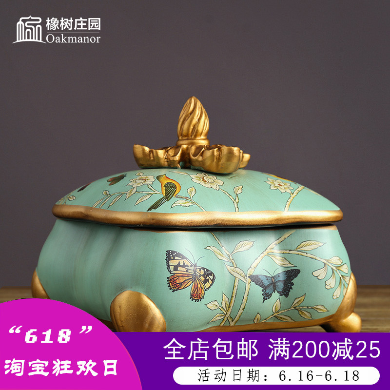 European style Retro originality ceramics Jewelry box household storage box Decoration Dressers Chinese style Jewelry box birthday giftin the Home accessories , Decorative items , Jewelry Box category - from Buy2taobao.com to provide professional Taobao agent buy service